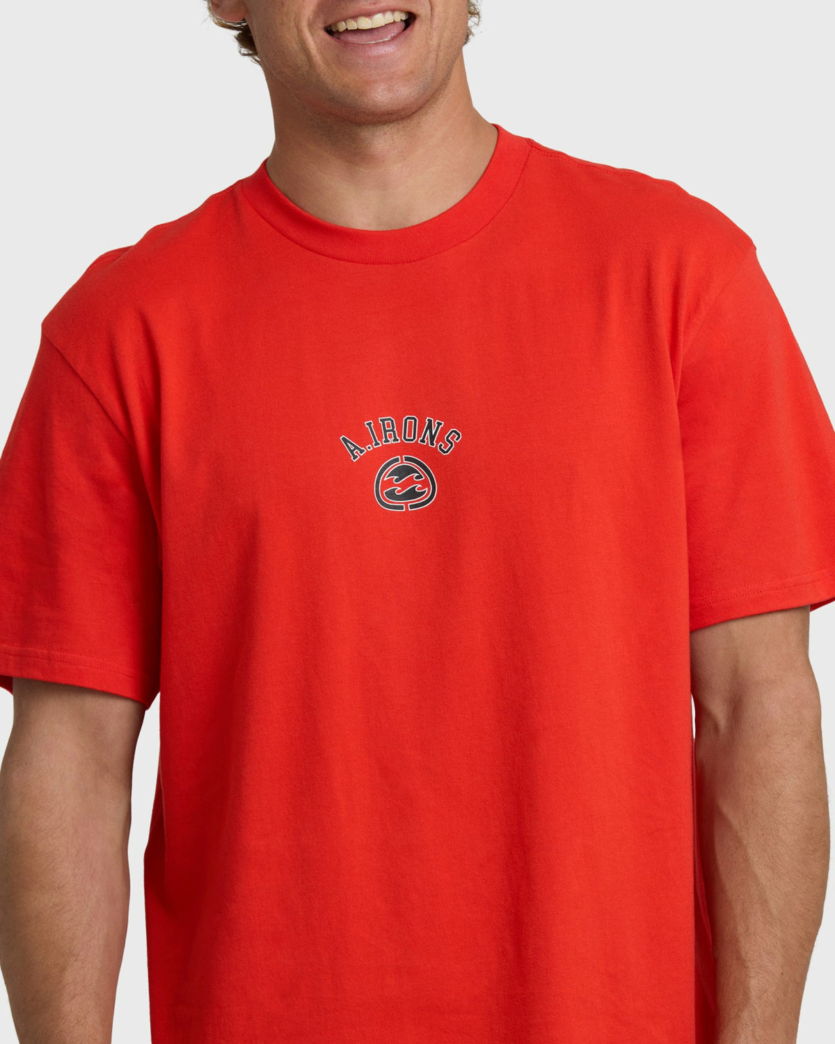 Billabong Men's A.I. Bio Wave Premium Short Sleeve T-Shirt - Red