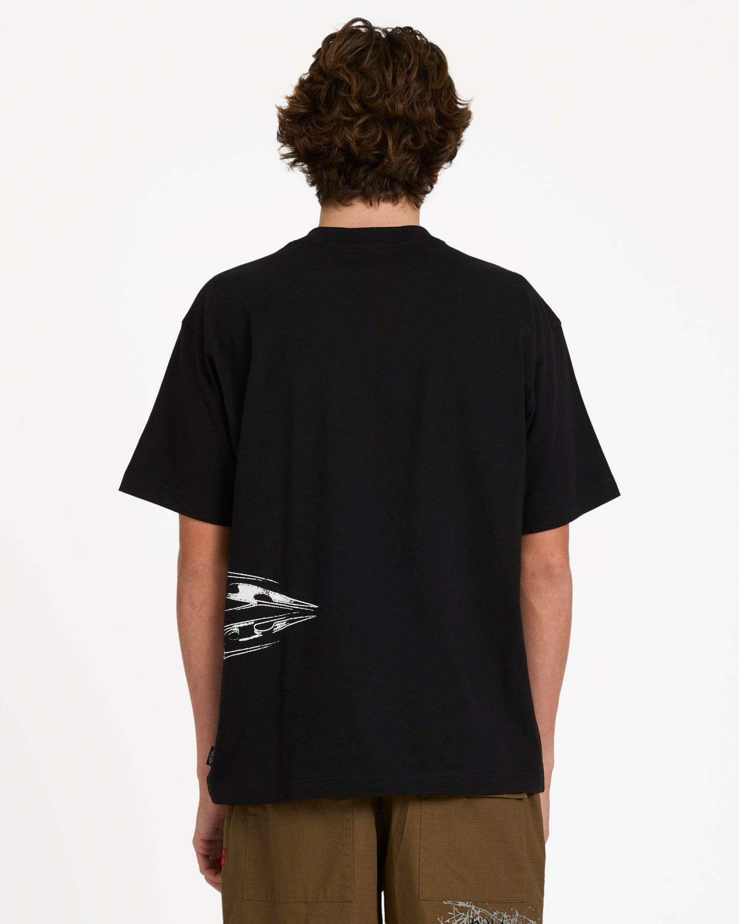 Billabong Men's Chrome Diamond Short Sleeve Knit T-Shirt - Black
