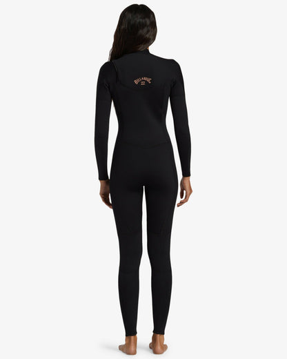 Billabong Women's 3\/2mm Foil GBS Chest Zip Wetsuit - Black