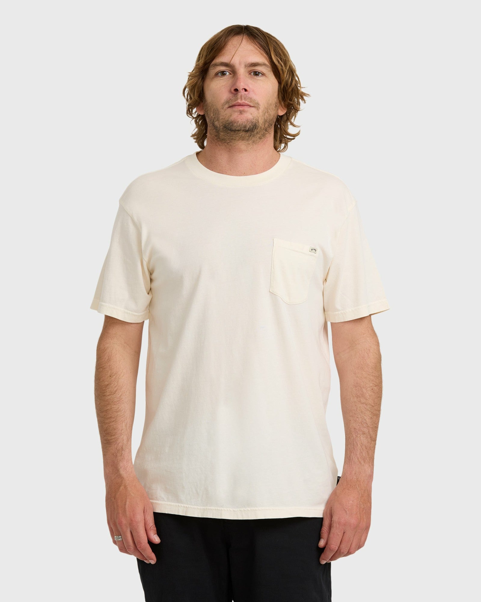 Billabong Men's Essential Premium Wave Wash T-Shirt - Off White