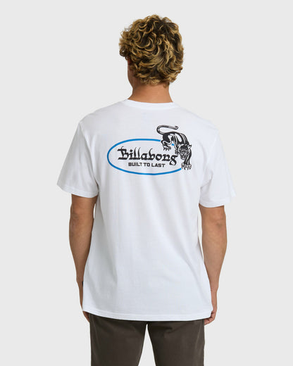 Billabong Men's Roadie Premium Short Sleeve T-Shirt - White
