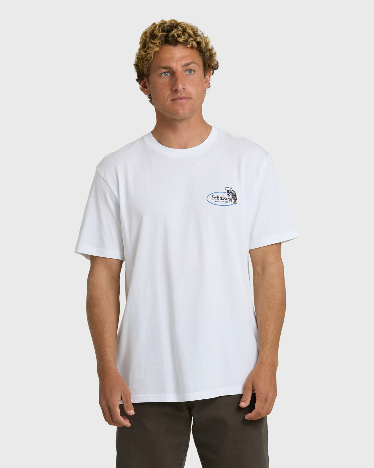 Billabong Men's Roadie Premium Short Sleeve T-Shirt - White