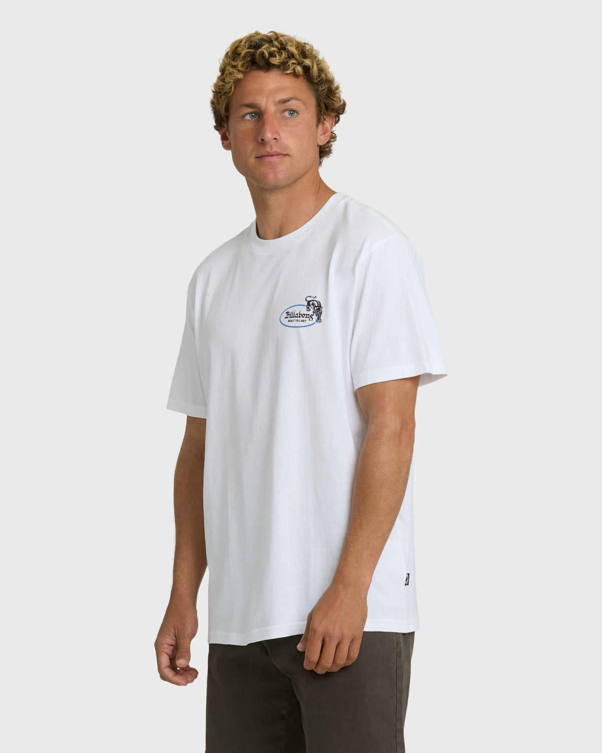 Billabong Men's Roadie Premium Short Sleeve T-Shirt - White
