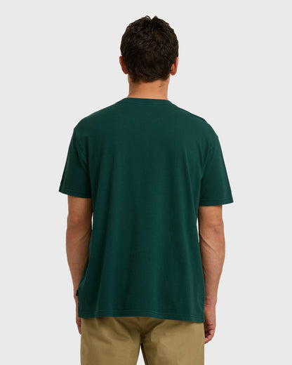 Billabong Men's Essential Premium Wave Wash T-Shirt - Forest