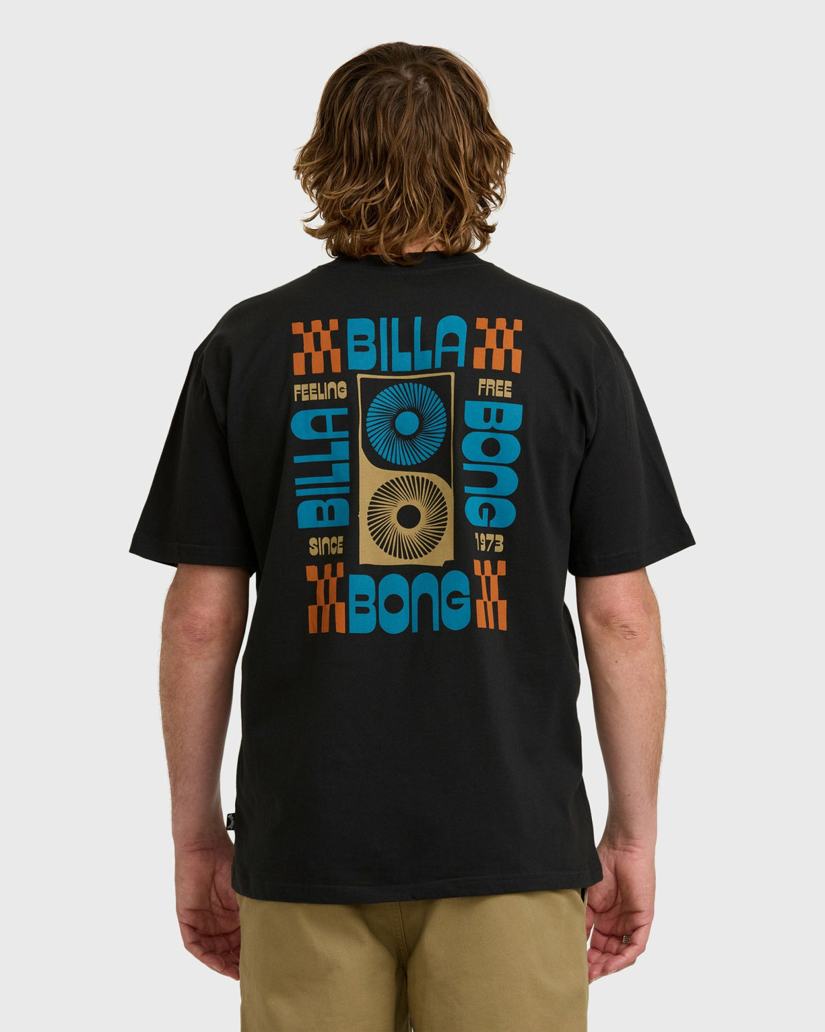 Billabong Men's Solar Regular Short Sleeve T-Shirt - Washed Black