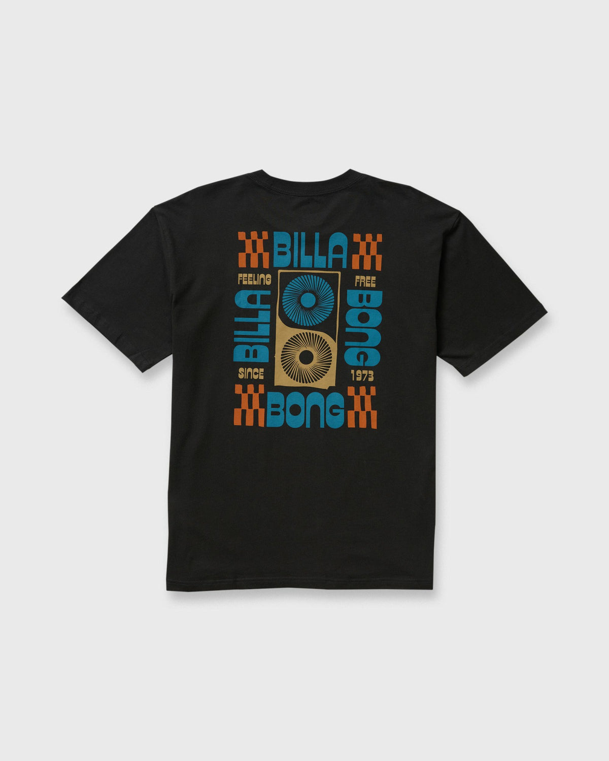 Billabong Men's Solar Regular Short Sleeve T-Shirt - Washed Black