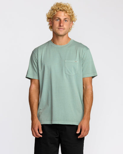 Billabong Men's Essential Premium Wave Wash T-Shirt - Mineral Blue