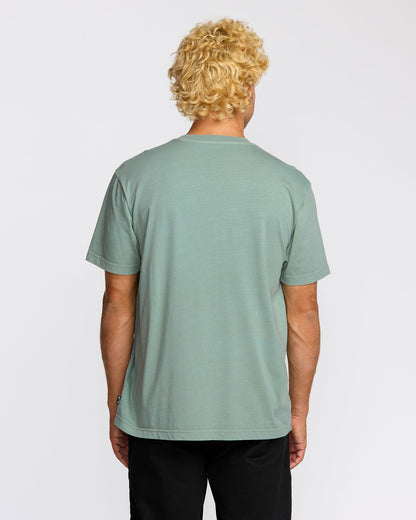 Billabong Men's Essential Premium Wave Wash T-Shirt - Mineral Blue