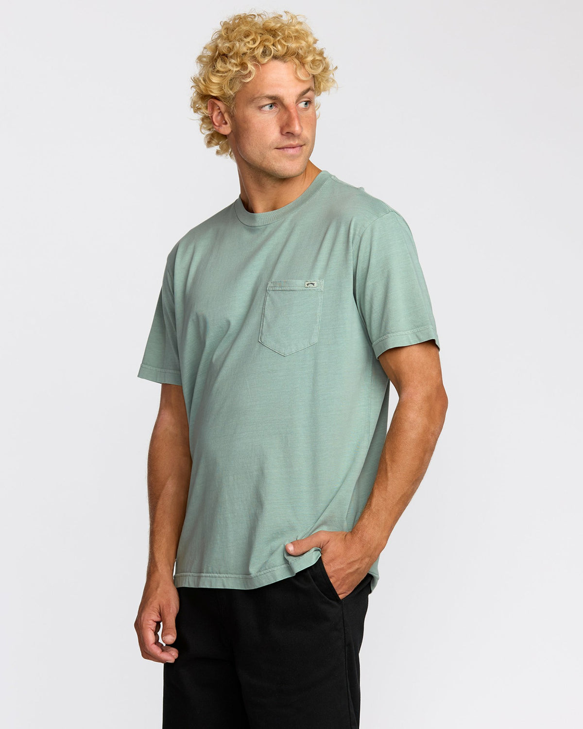 Billabong Men's Essential Premium Wave Wash T-Shirt - Mineral Blue
