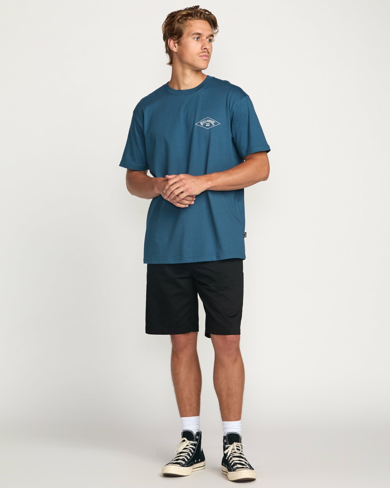 Billabong Men's Diamond Arch Premium Tee - Deep Blue