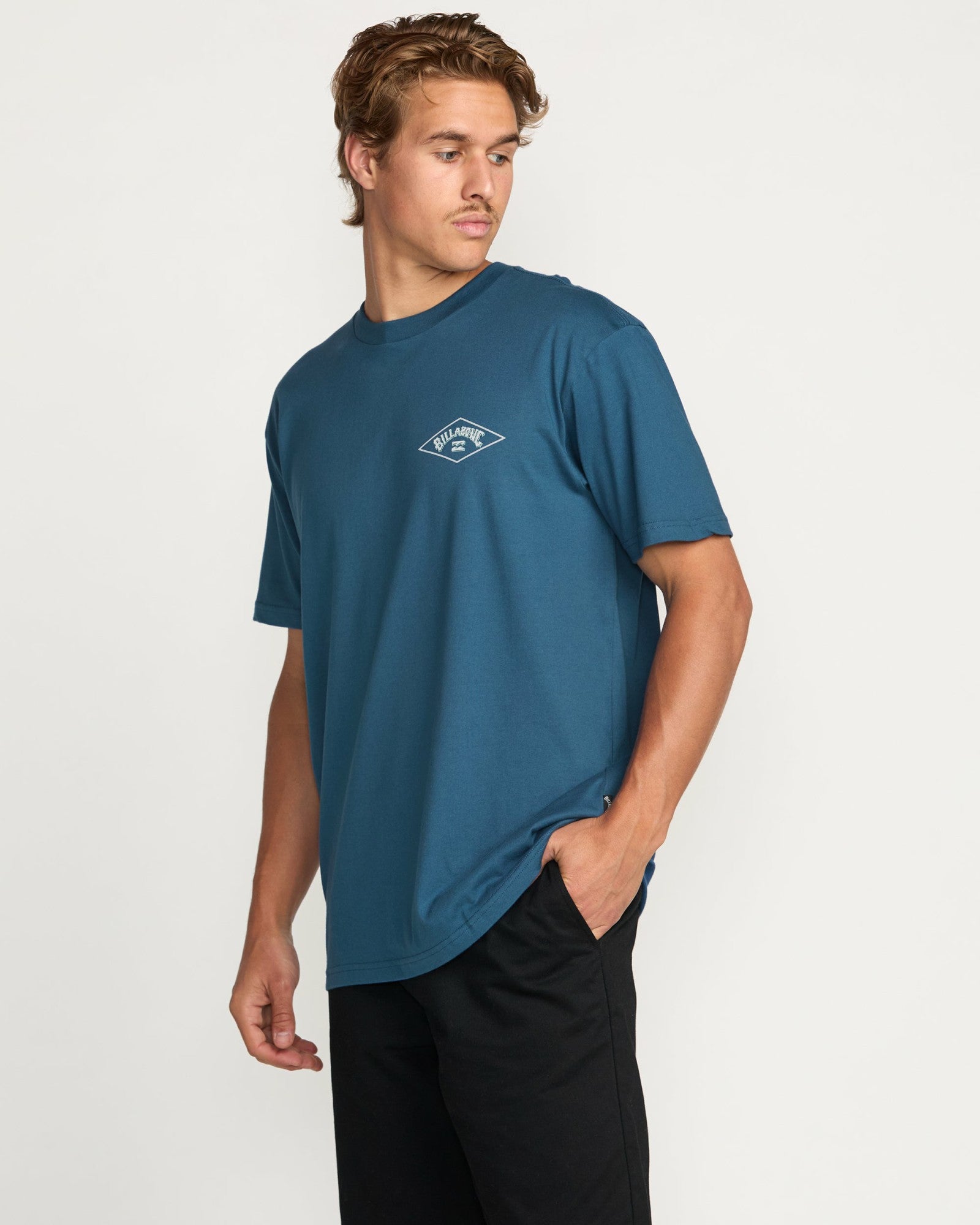 Billabong Men's Diamond Arch Premium Tee - Deep Blue