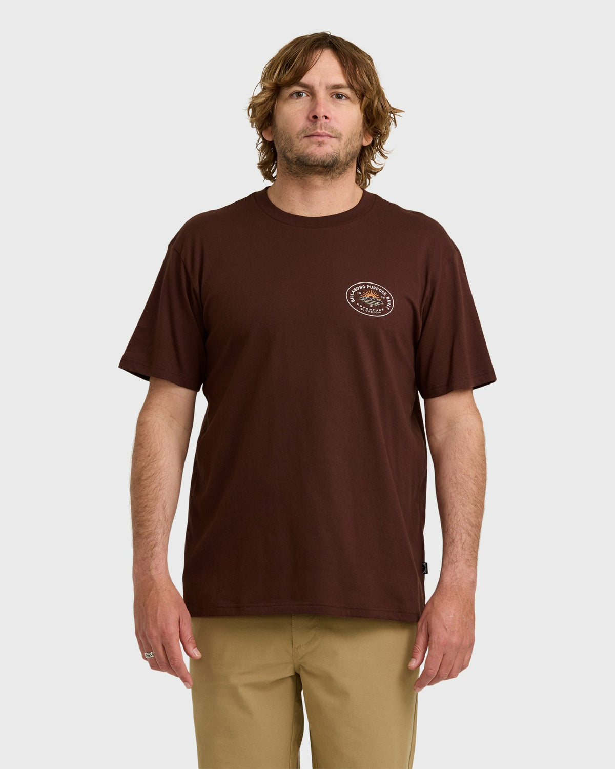 Billabong Men's A\/Div Sierras Short Sleeve T-Shirt - Wine
