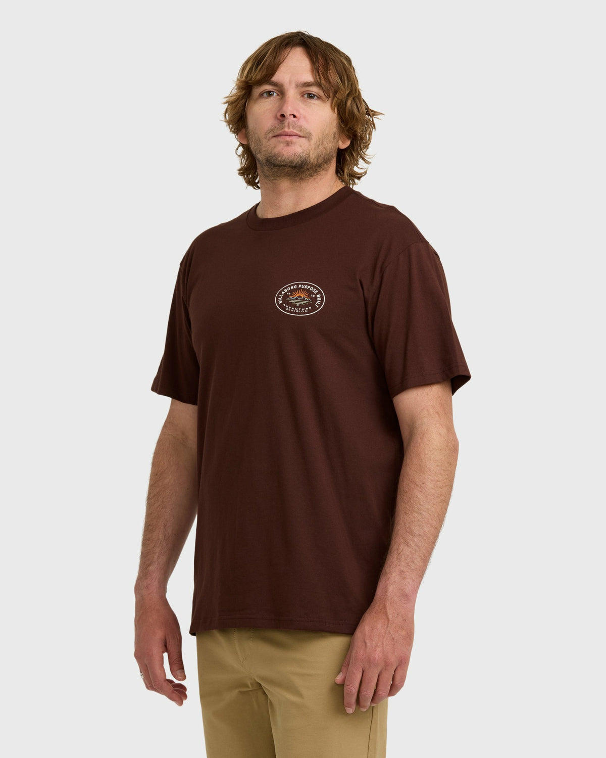 Billabong Men's A\/Div Sierras Short Sleeve T-Shirt - Wine