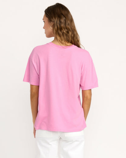 Billabong Women's Bright New Day Tee - Bright Rose
