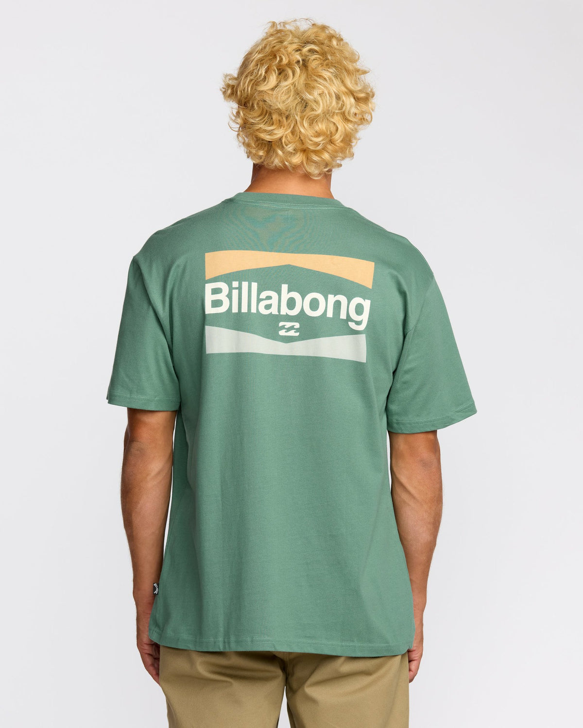 Billabong Men's Walled Regular Short Sleeve T-Shirt - Sage Green