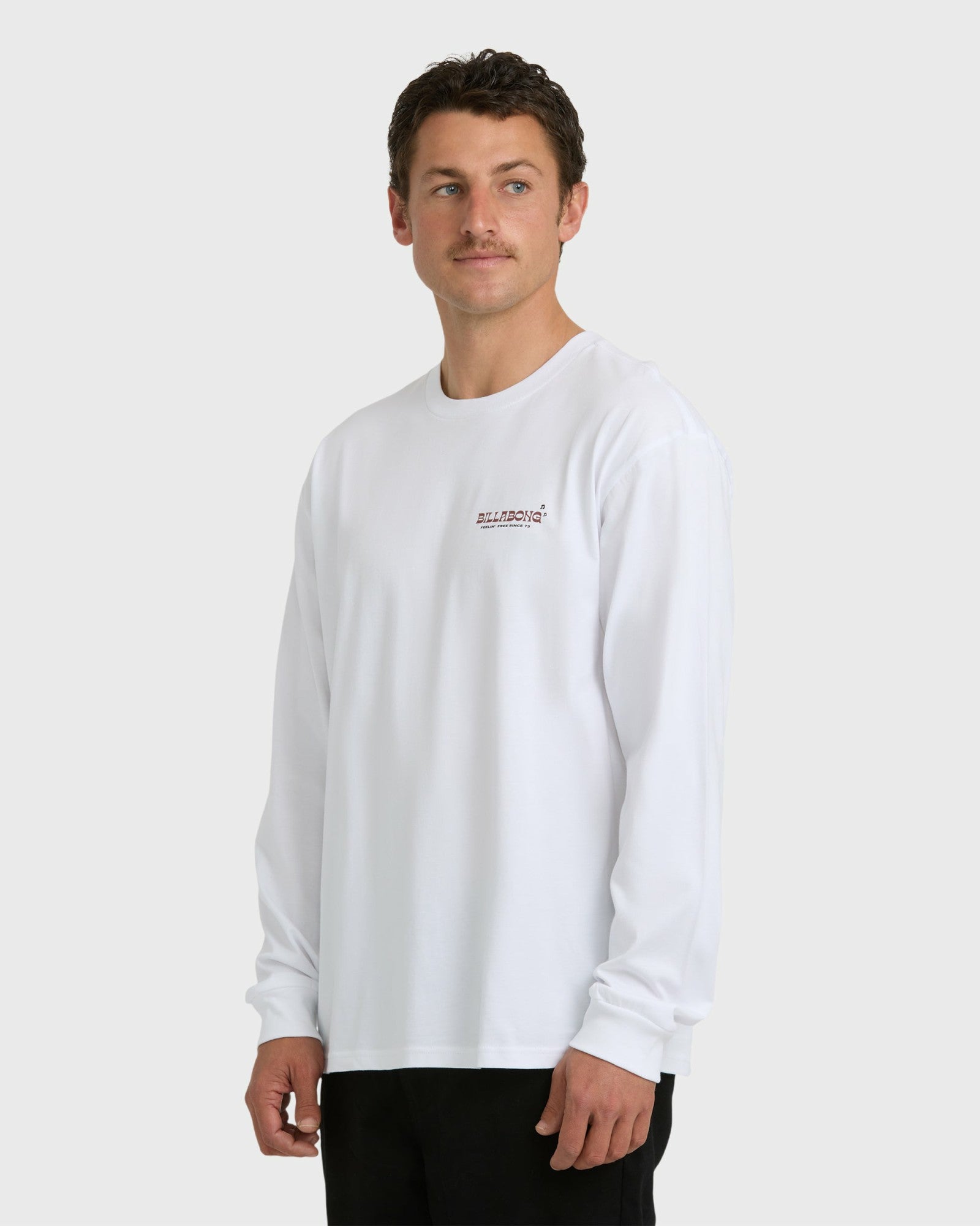 Billabong Men's Under The Sun Regular Long Sleeve T-Shirt - White