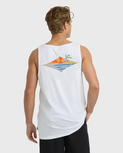 Billabong Men's Point Of View Premium Tank - White