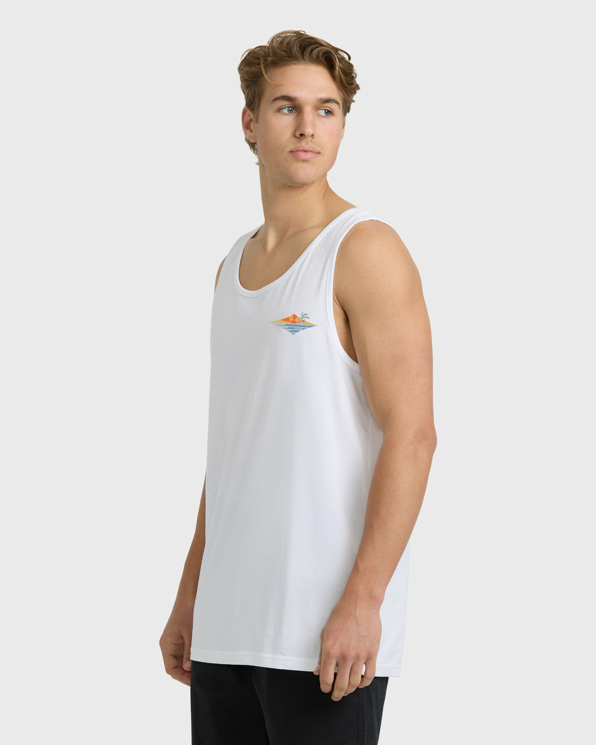 Billabong Men's Point Of View Premium Tank - White