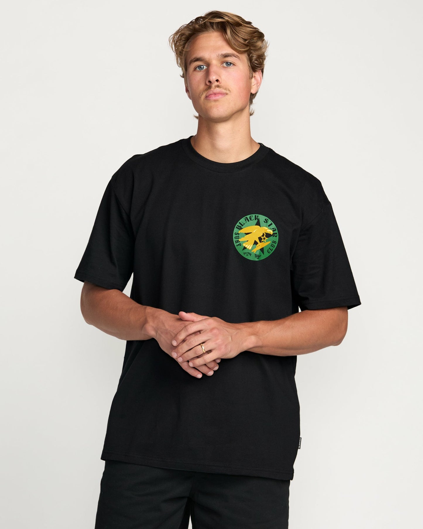 Billabong Men's Billabong x Mami Wata Black Star Regular Tee - Black