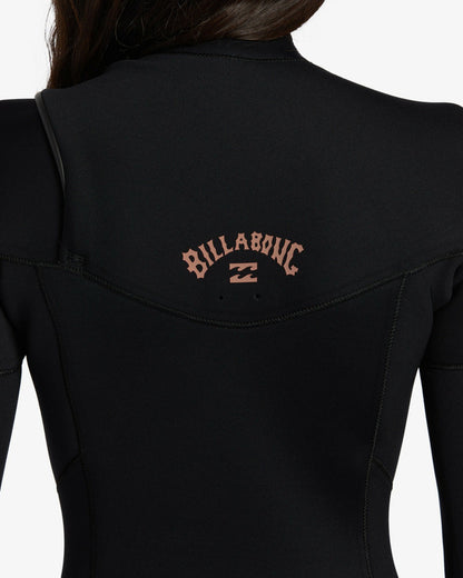Billabong Women's 4\/3mm Foil GBS Chest Zip Wetsuit - Black