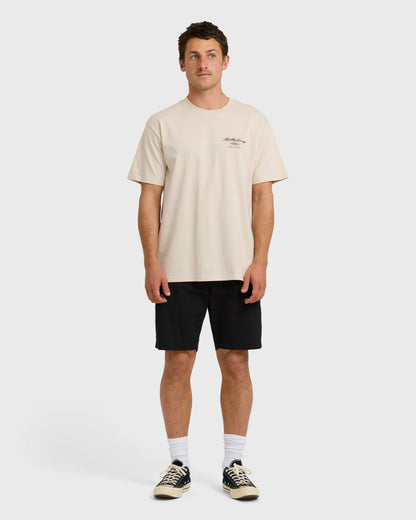 Billabong Men's Crossboards Short Sleeve T-Shirt - Chino