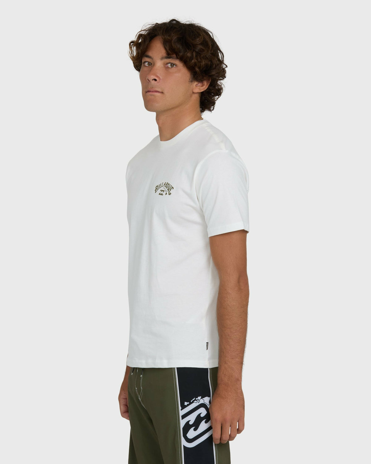 Billabong Men's Arch Hi Regular Short Sleeve T-Shirt - Off White