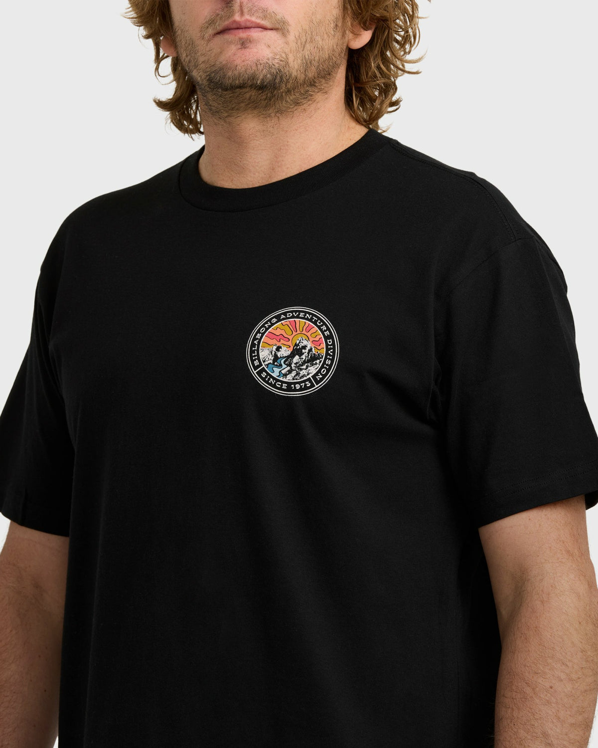 Billabong Men's A\/Div Rockies Short Sleeve T-Shirt - Black