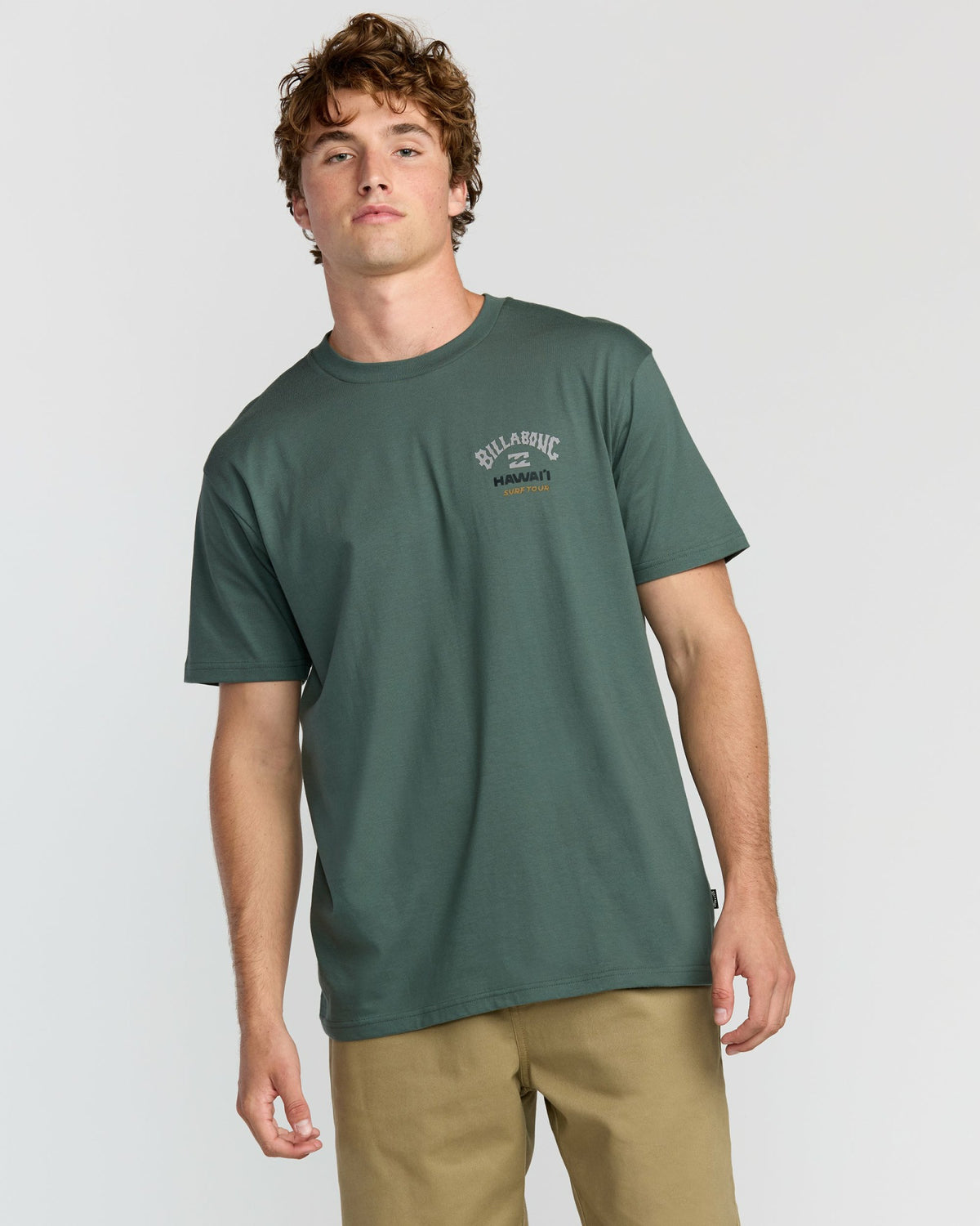 Billabong Men's Surf Tour Hi Premium Short Sleeve T-Shirt - Dark Slate