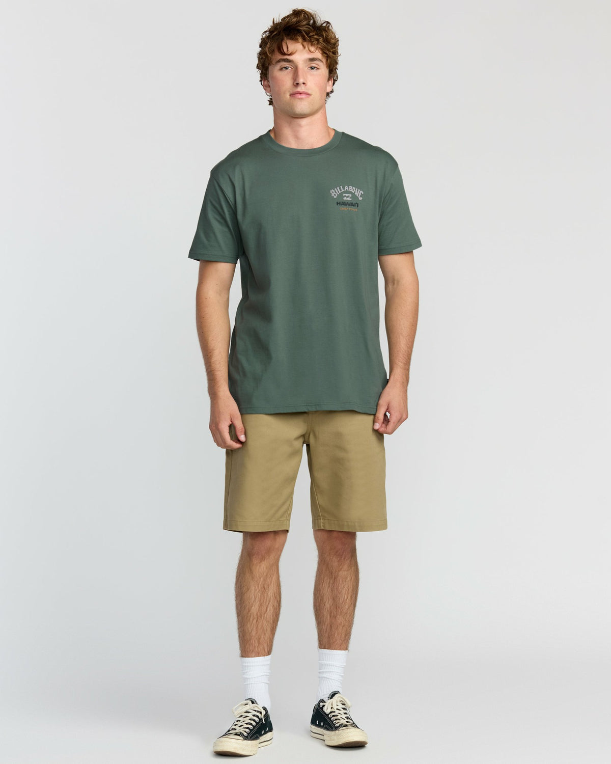 Billabong Men's Surf Tour Hi Premium Short Sleeve T-Shirt - Dark Slate