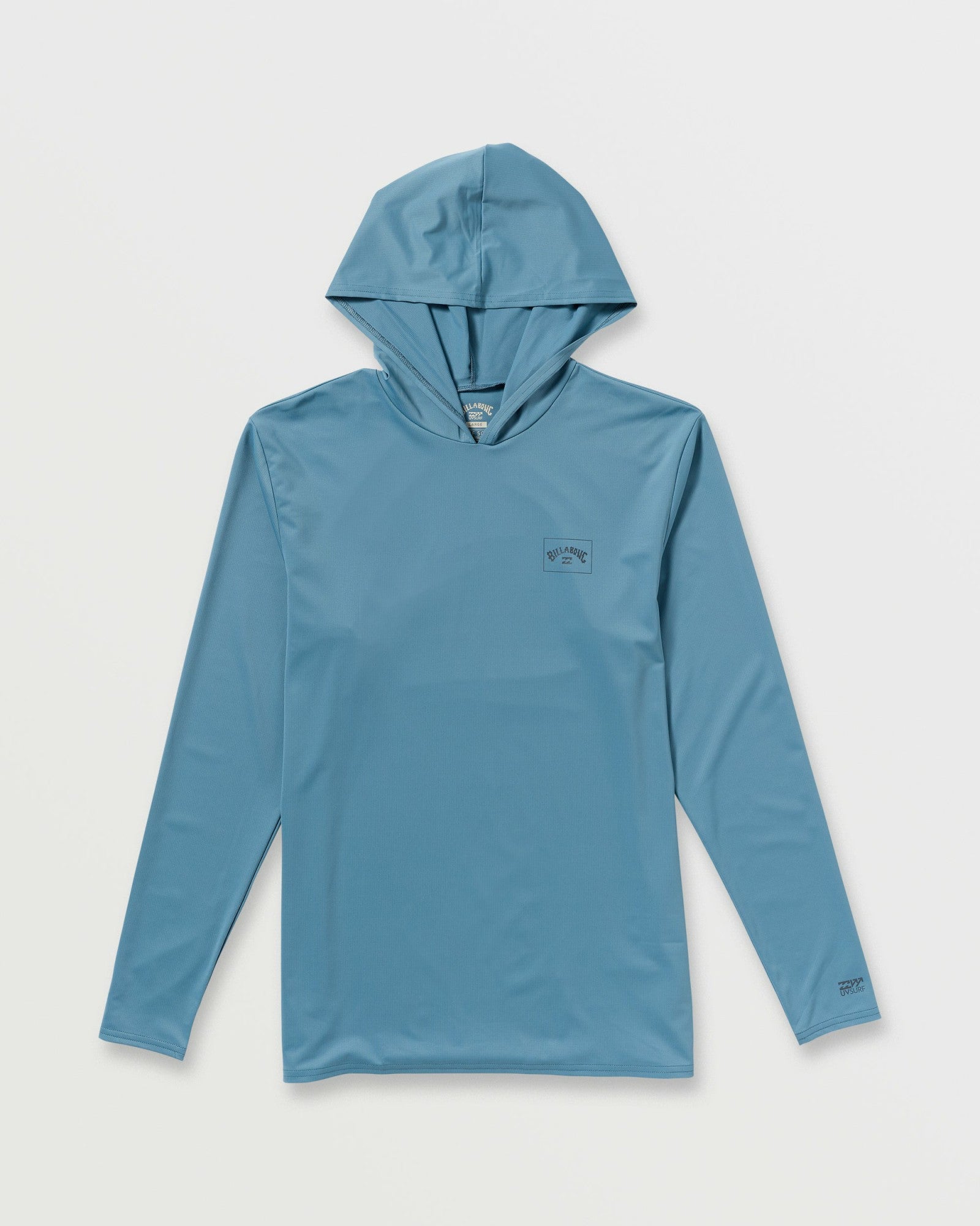 Billabong Men's Arch Mesh Long Sleeve Hooded Surf Tee - Bay Blue