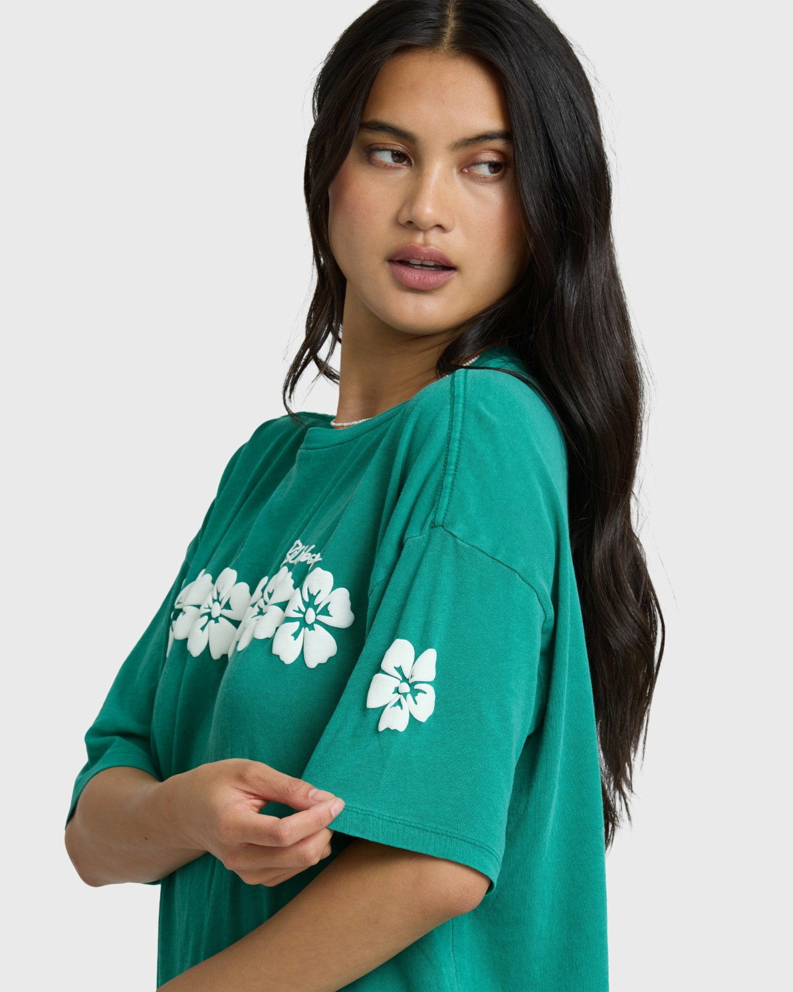 Billabong Women's Dream In The Wind Short Sleeve T-Shirt - Climbing Ivy