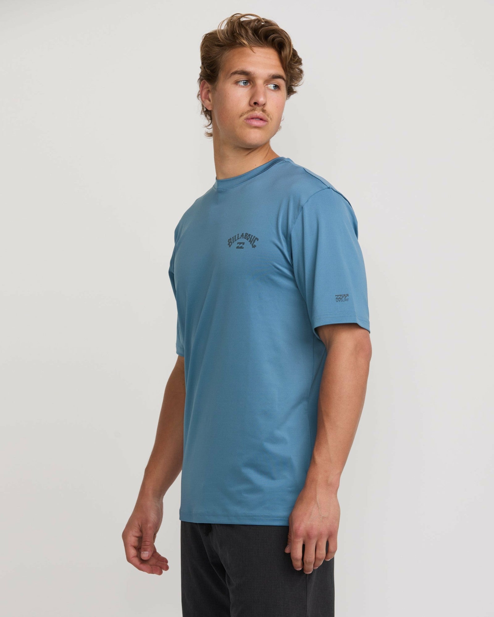 Billabong Men's Arch Loose Fit Short Sleeve Surf Tee - Bay Blue
