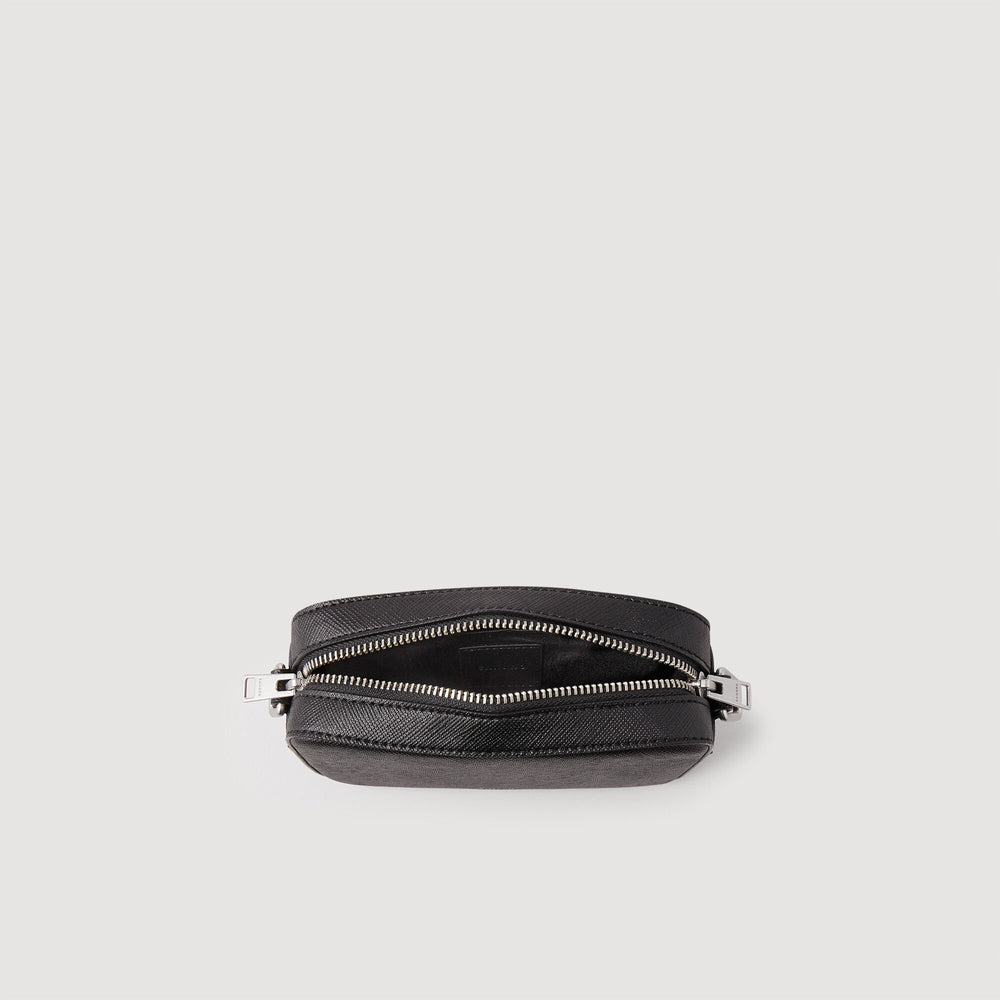 Sandro Men Small reconstituted leather bag