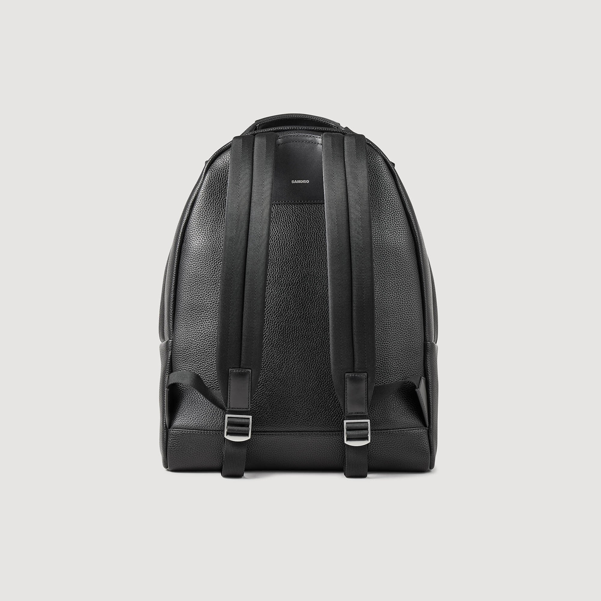 Sandro Men Coated canvas backpack