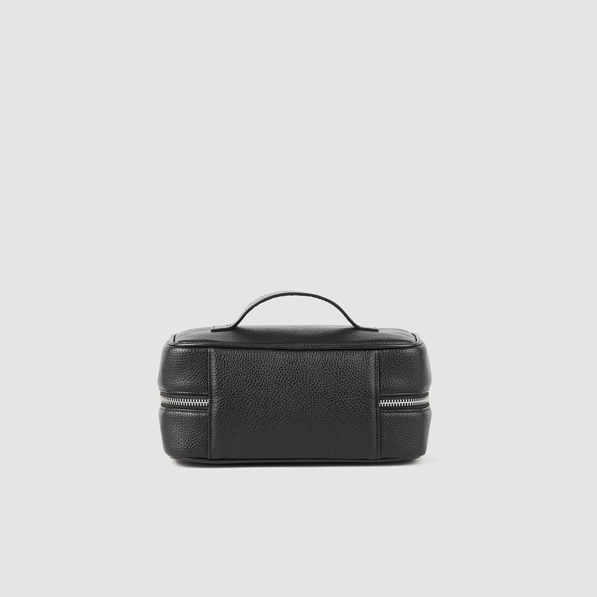 Sandro Men Toiletry bag in grained fabric