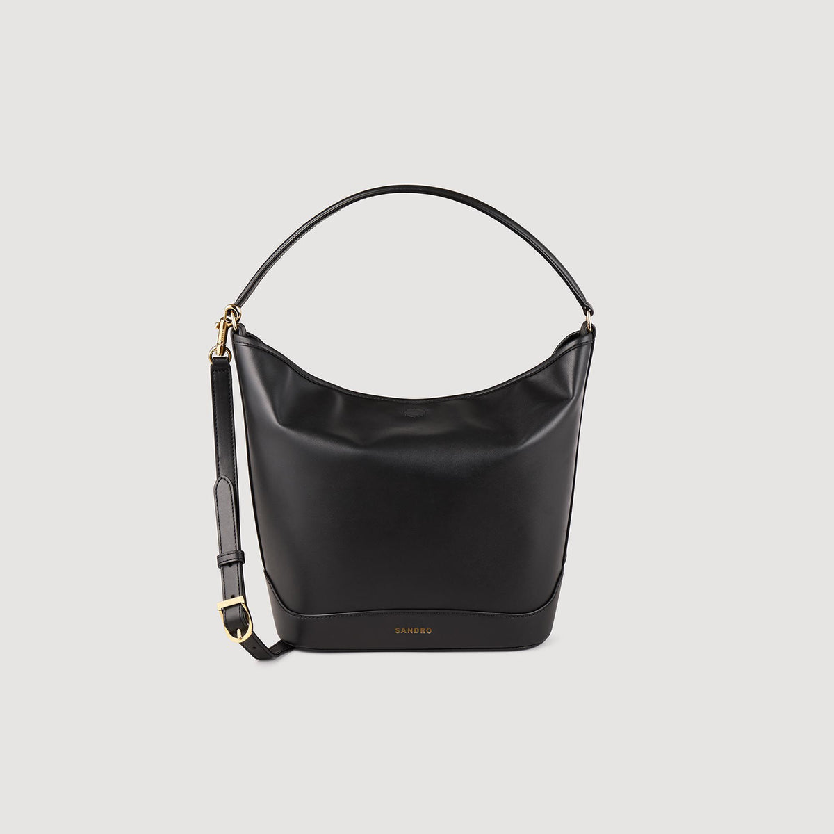 Sandro Women TANGOSO leather bucket bag