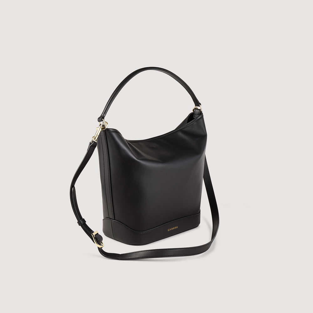 Sandro Women TANGOSO leather bucket bag