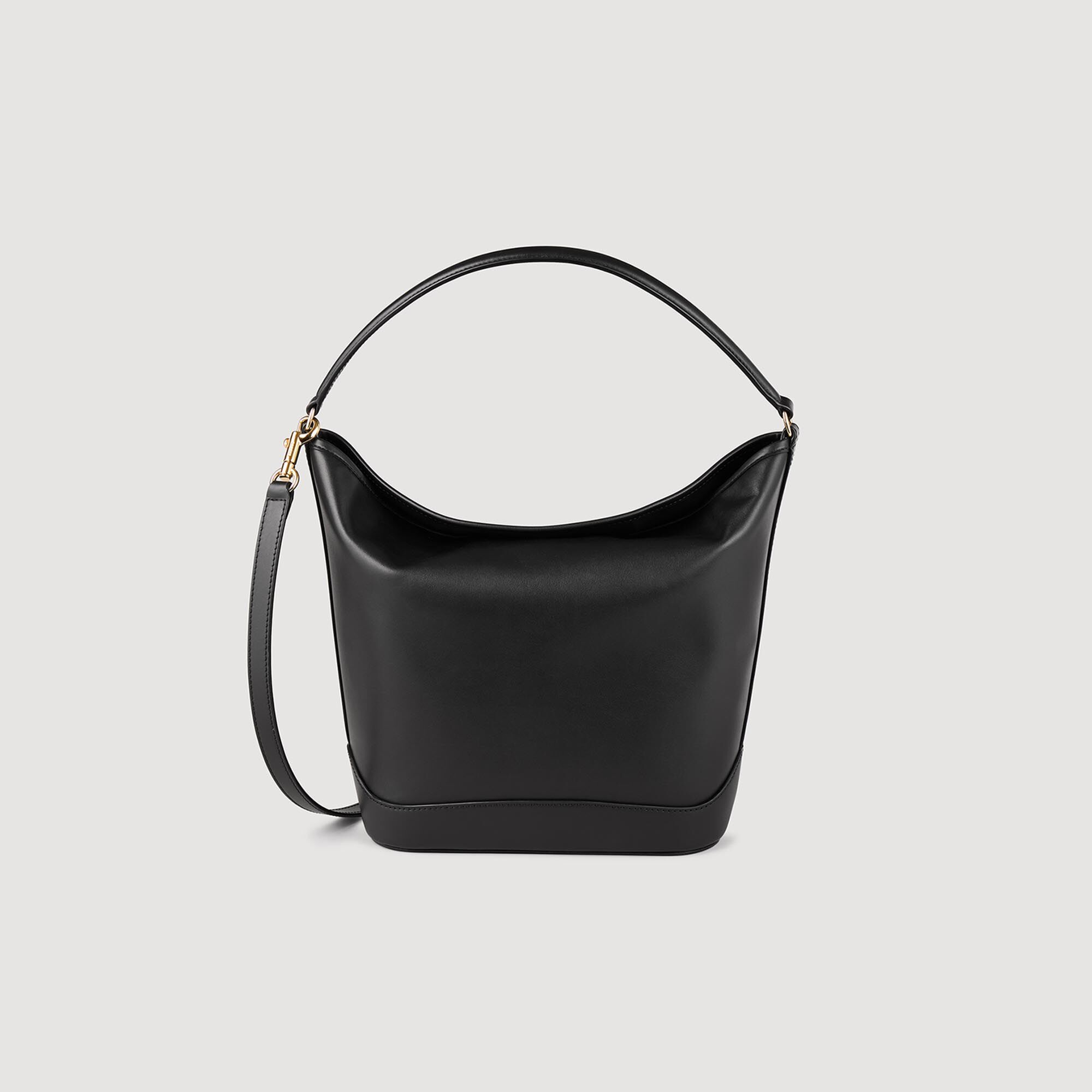 Sandro Women TANGOSO leather bucket bag