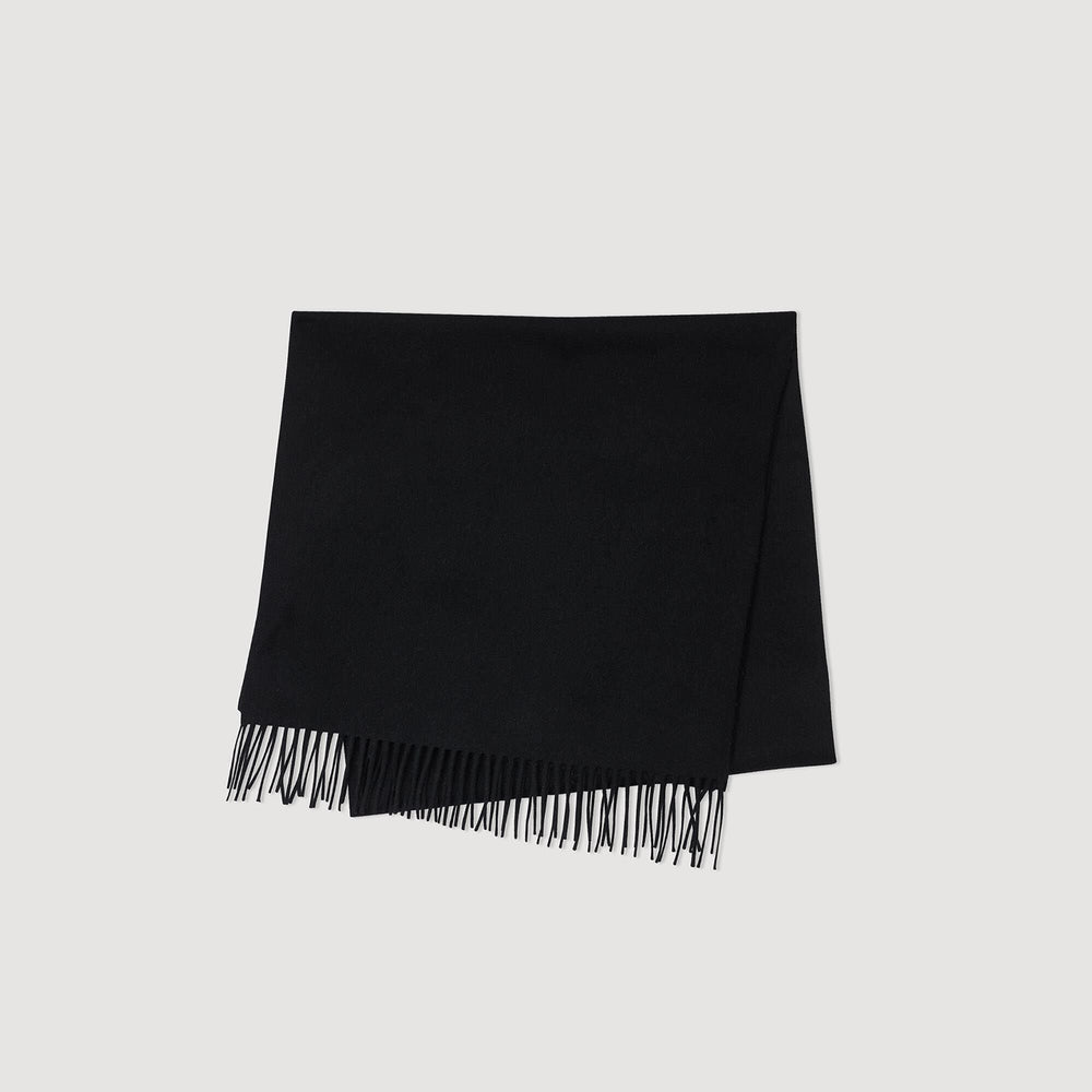 Sandro Men|Women Wool and cashmere scarf