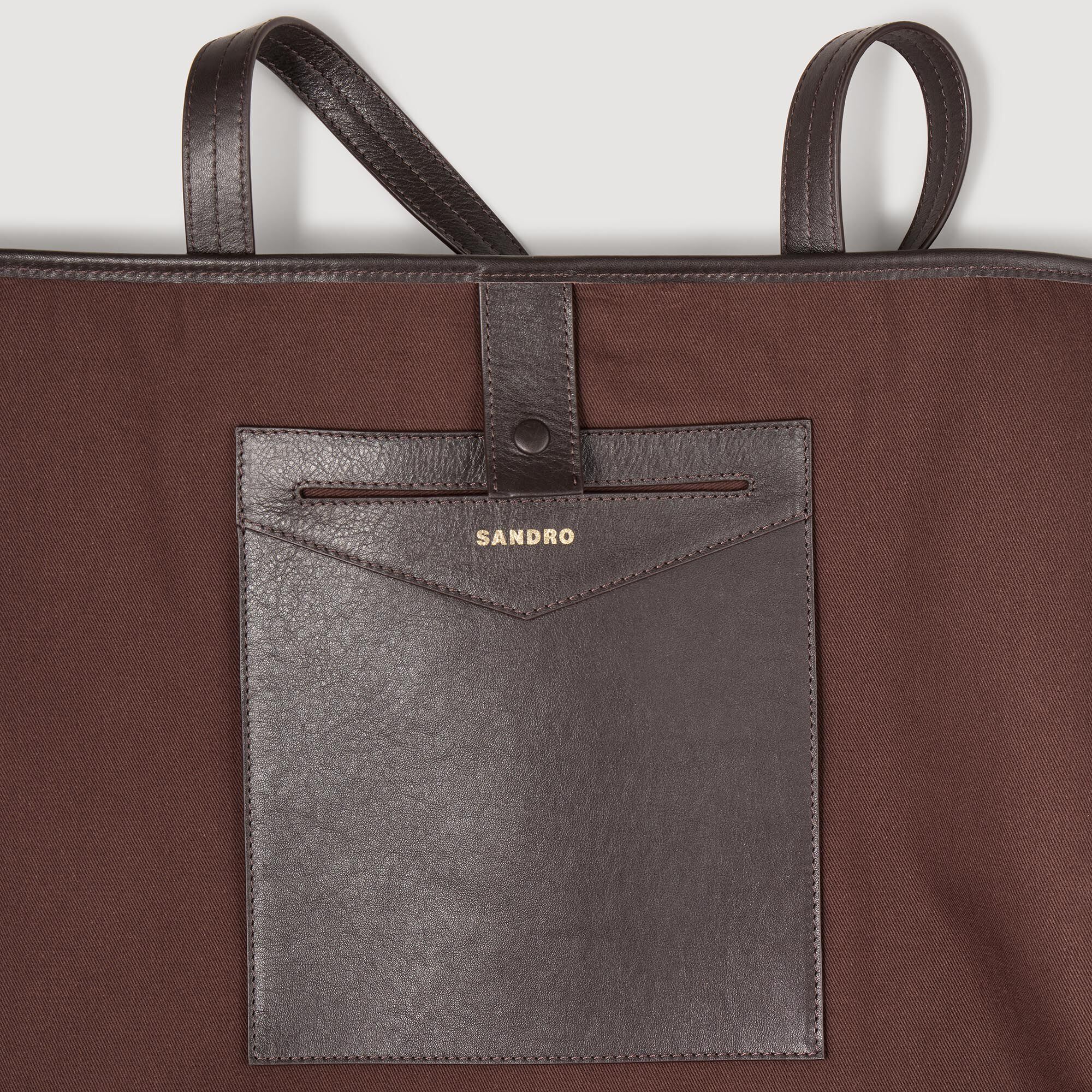 Sandro Women Suede tote bag
