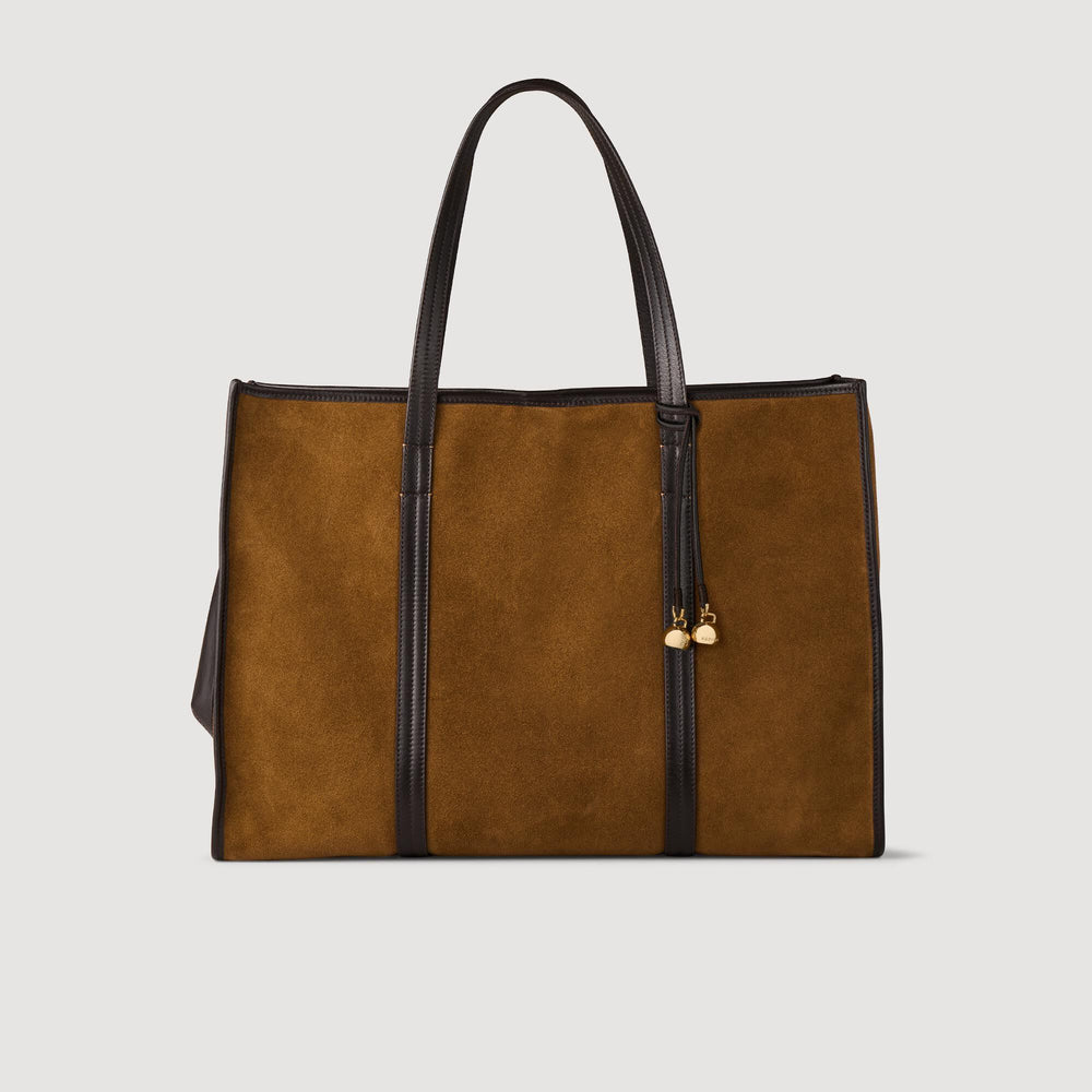 Sandro Women Suede tote bag