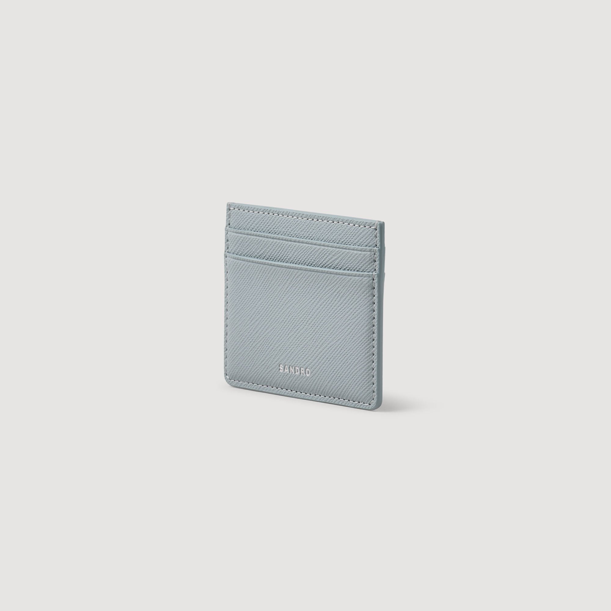 Sandro Men Reconstituted leather cardholder