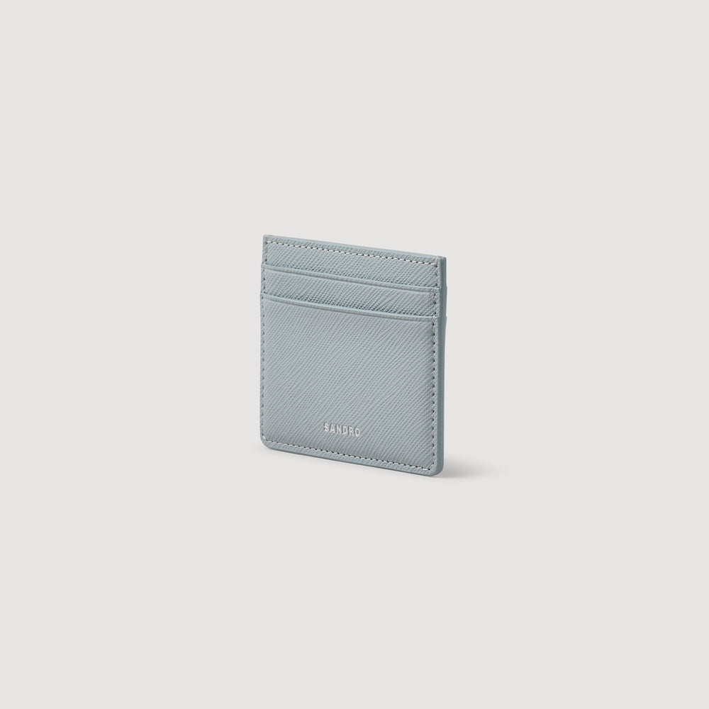 Sandro Men Reconstituted leather cardholder