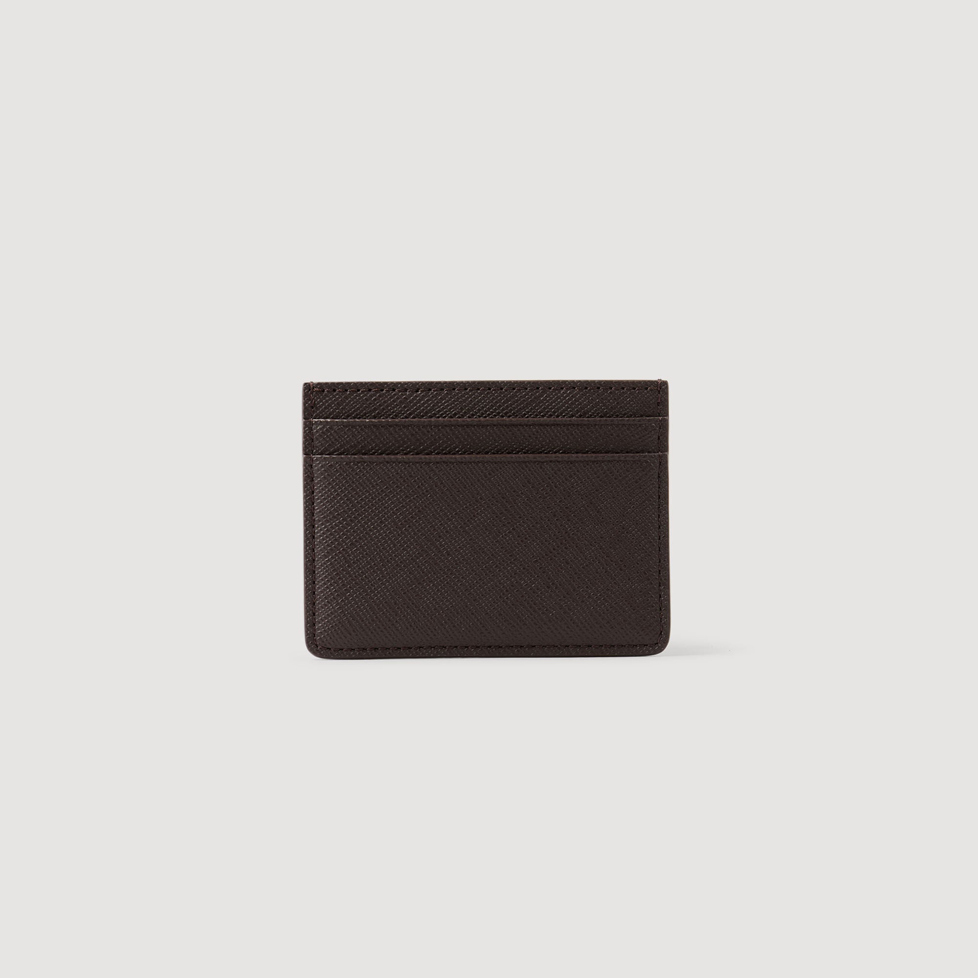 Sandro Men Reconstituted leather cardholder