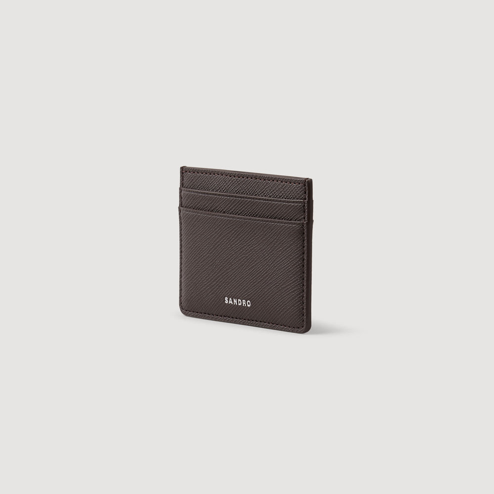 Sandro Men Reconstituted leather cardholder