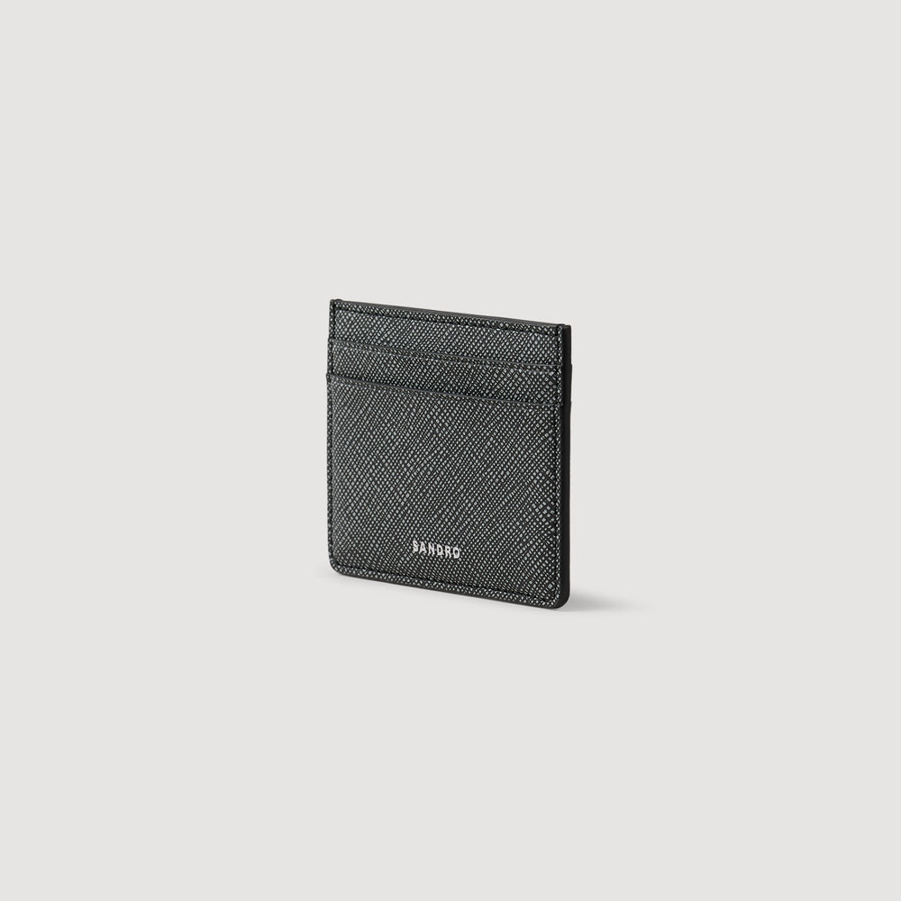 Sandro Men Reconstituted leather cardholder