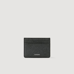 Sandro Men Reconstituted leather cardholder