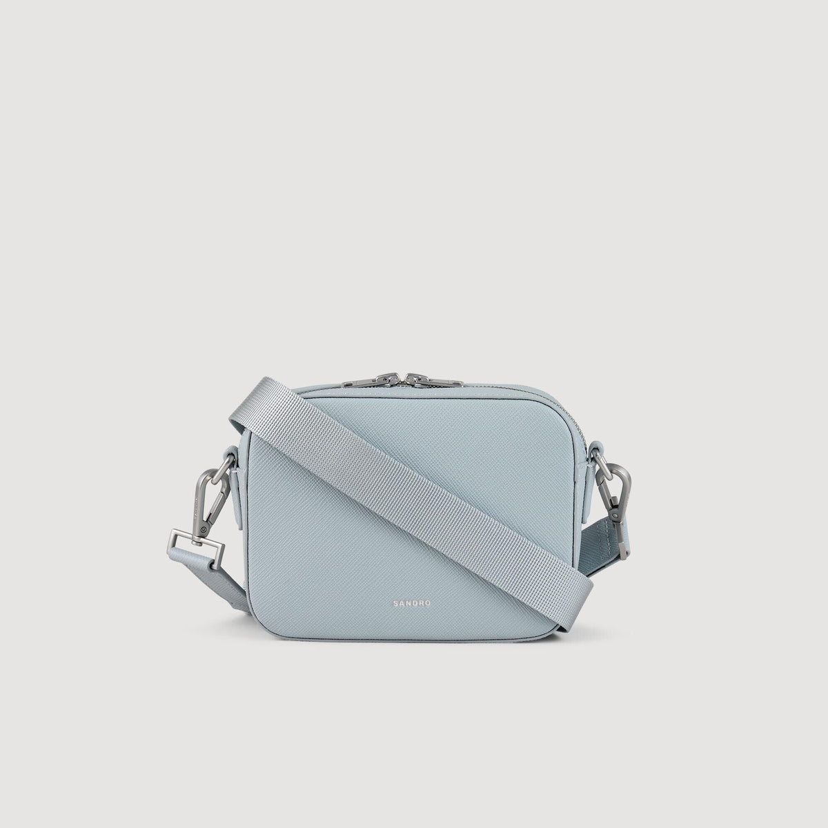 Sandro Men Small reconstituted leather bag