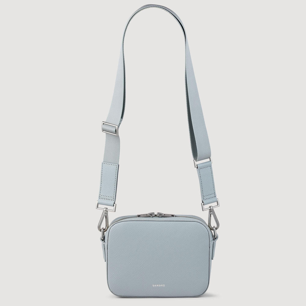 Sandro Men Small reconstituted leather bag