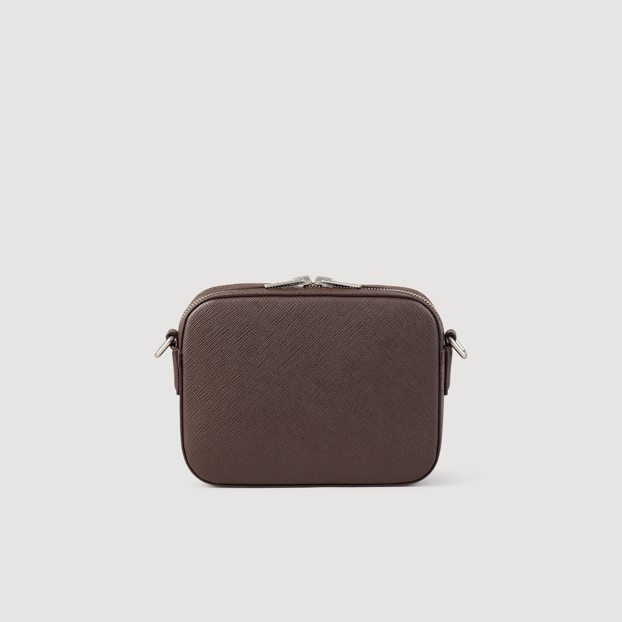 Sandro Men Small reconstituted leather bag